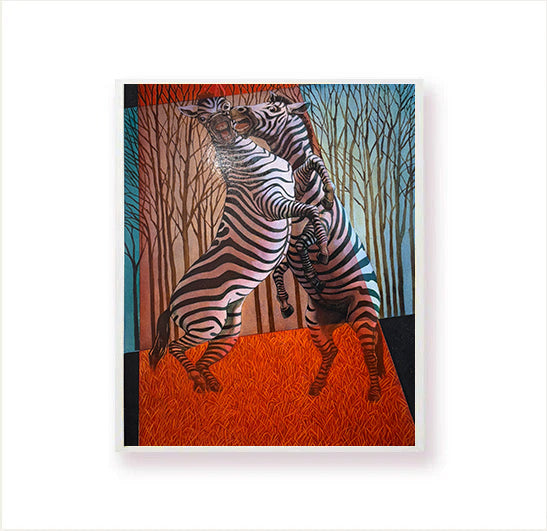 Battle of Black and White Stripes