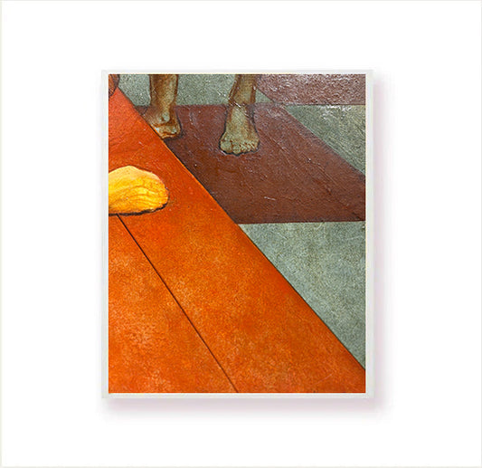 Crucifixion of woman by two man